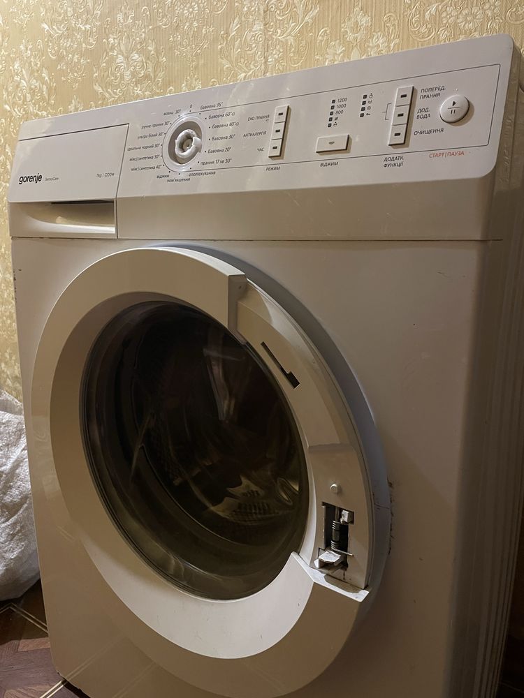 Продається пральна машина 1250 Gorenje на 7 кг