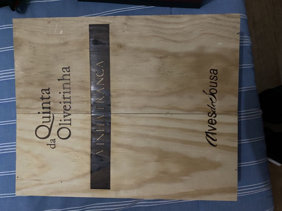 Caixa vinho madeira seleccao superior