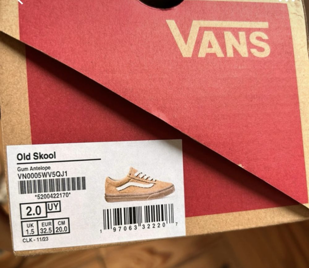Vans Old Skool 32,5 NOVOS
