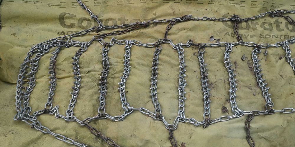 Łańcuchy na koła do ciagnika MTZ, zrywkowe, leśne, gęste