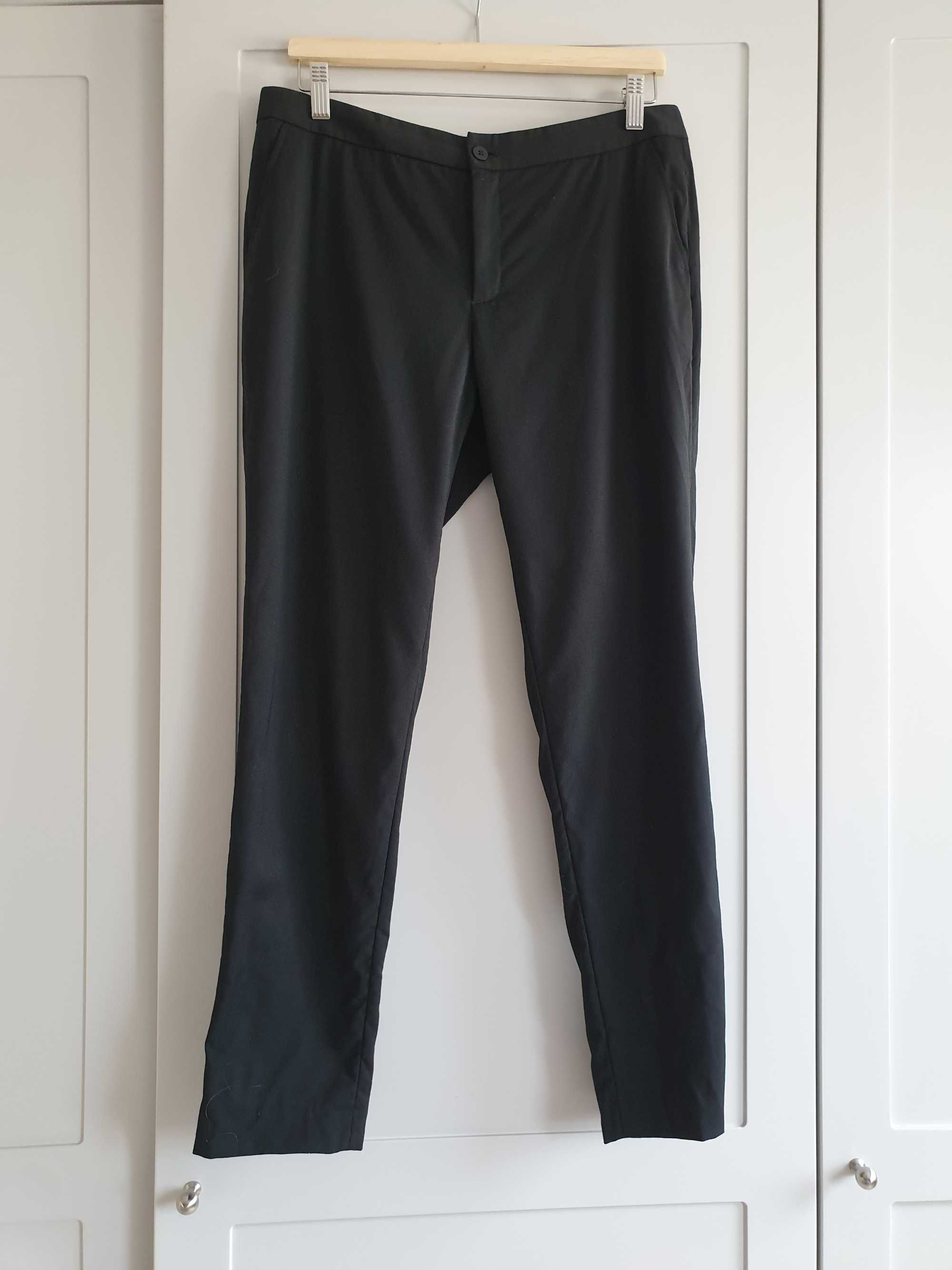 Czarne wełniane spodnie Sand Copenhagen 38 40