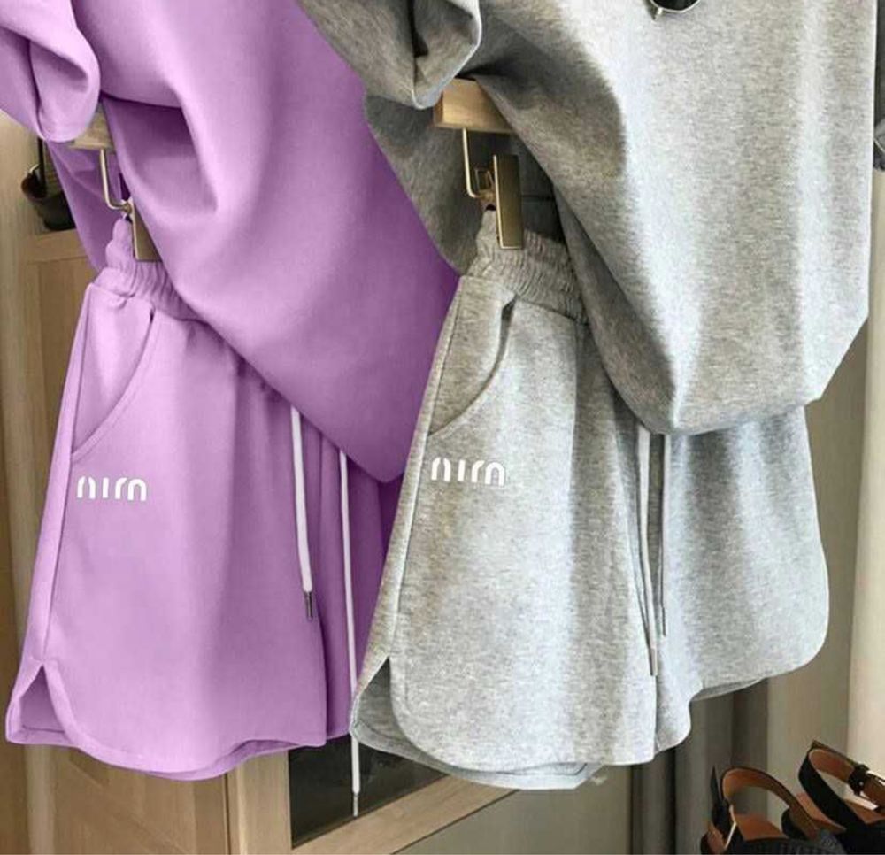 Женский летний костюм с шортами MIU / Жіночий літній костюм з шортами