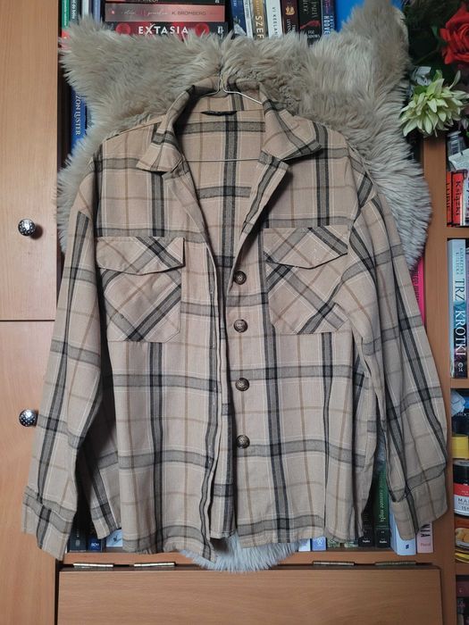 Koszula Oversize w kratę - Shein