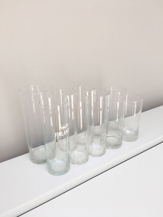 Komplet szklanki do napojów różne 10 sztuk