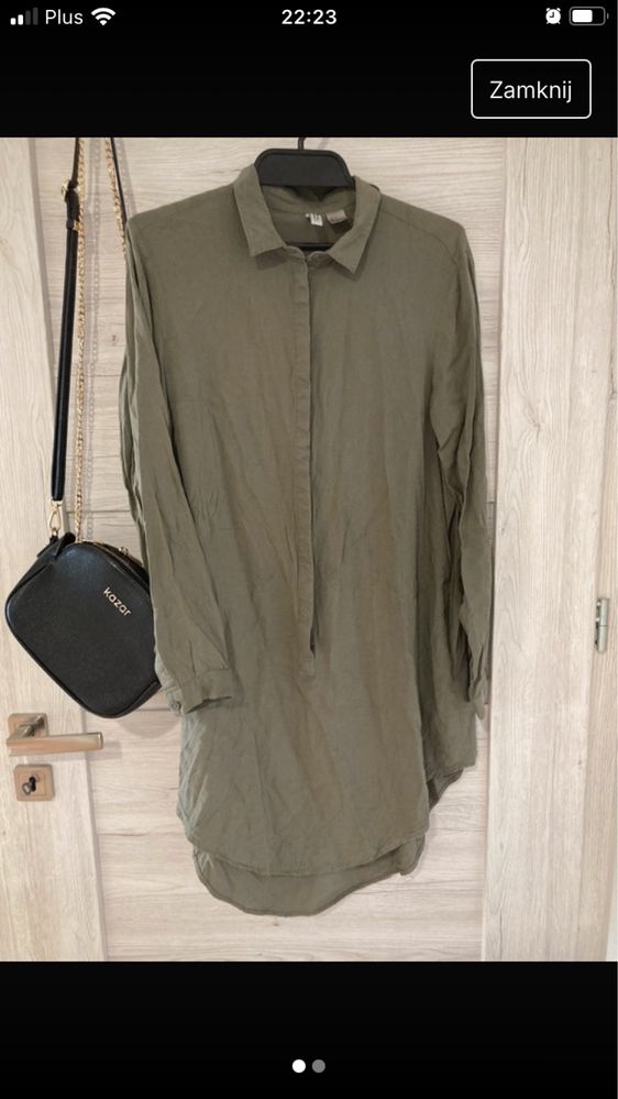 Szmizjerka H&M khaki polecam