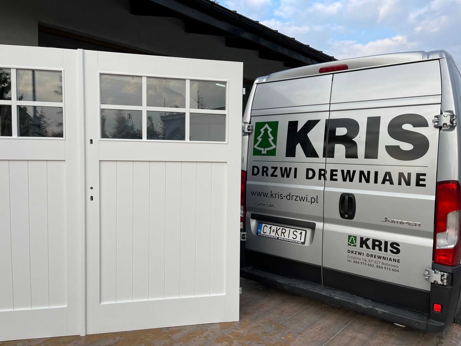 Brama drewniana Drzwi zewnętrzne drewnianeNa Wymiar Montaż Cała POLSKA