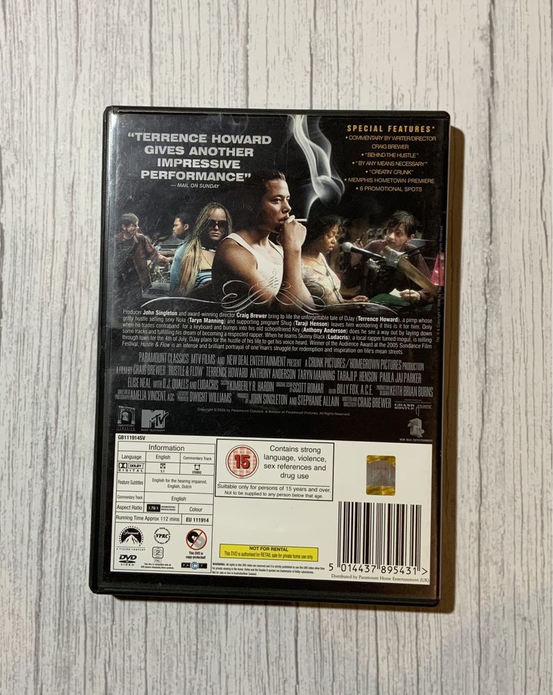 Film dvd Hustle & flow ang