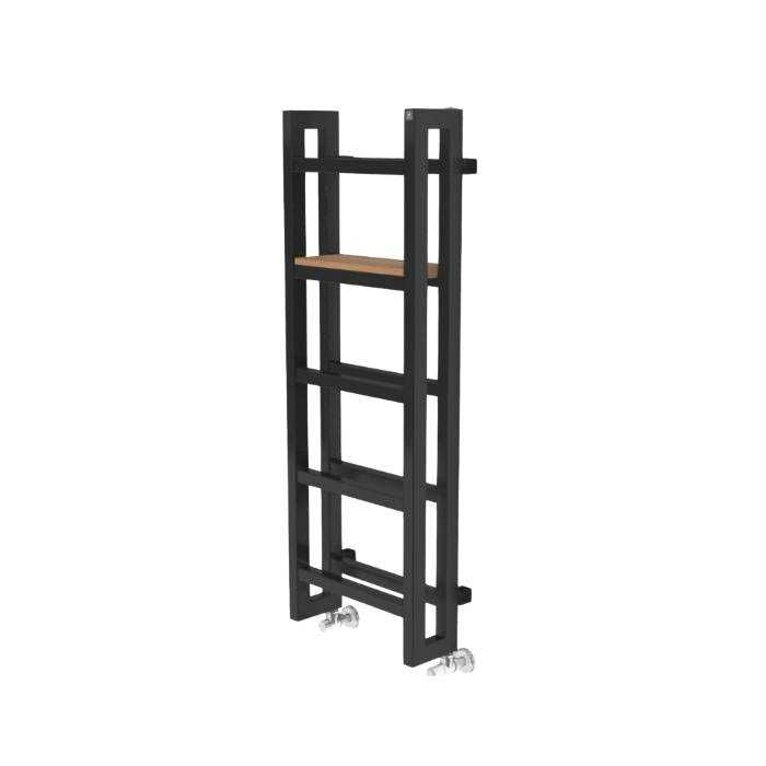 Grzejnik Terma Stand 1380x500 w kolorze Czarnym z podłączeniem SX