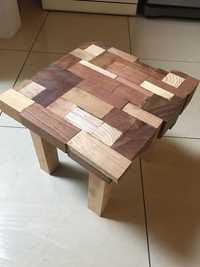 Krzesło krzeselko taboret drewniane handmade