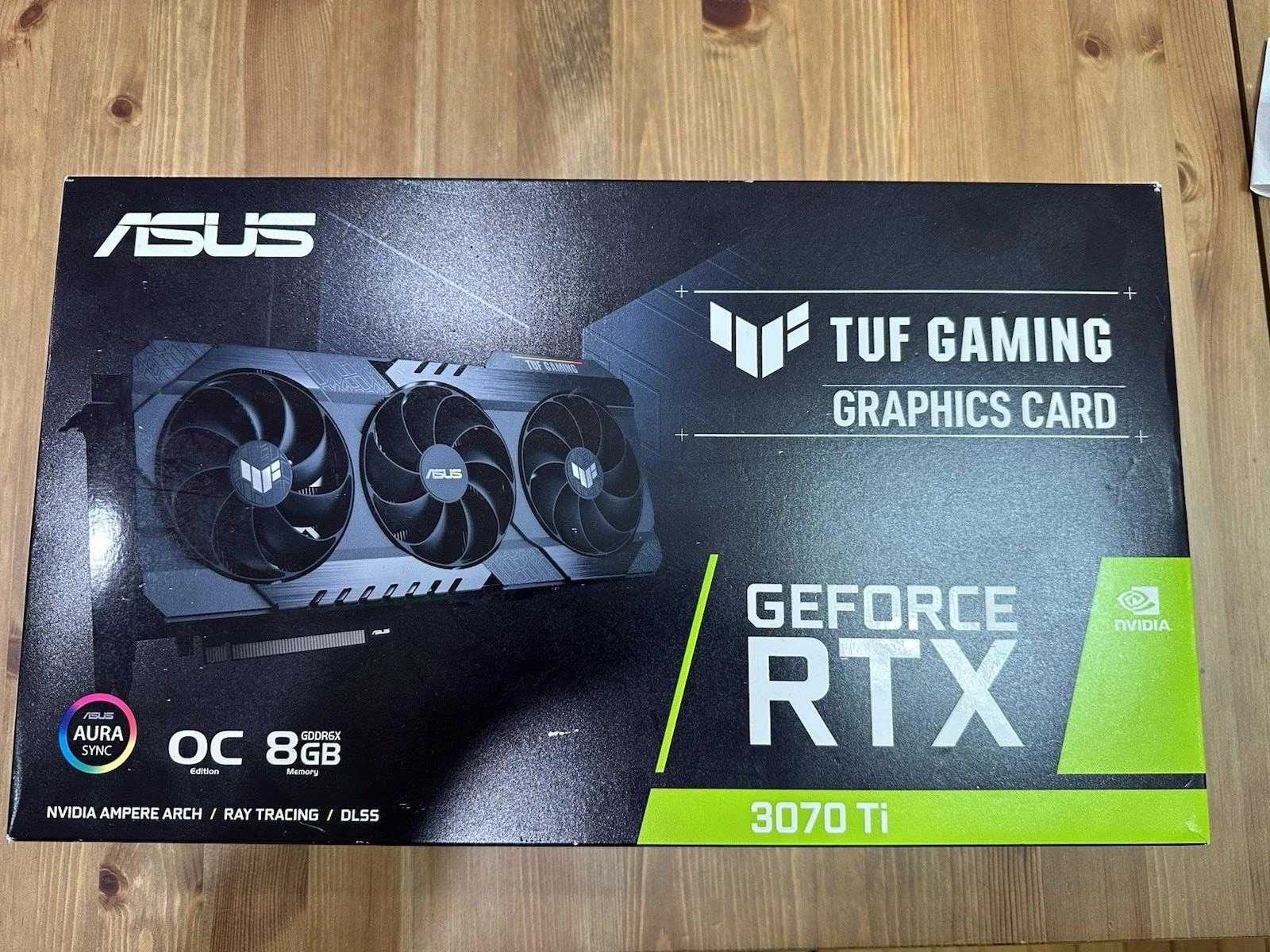 Asus RTX 3070 Ti 8GB GDDR6X