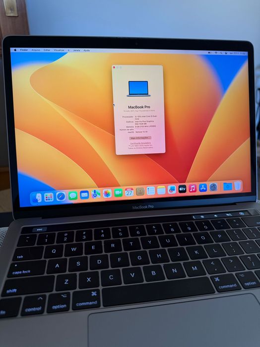 MacBook Pro 13” (2017) – i5 3.1 GHz – 8 GB – 256 GB – Excelente Estado