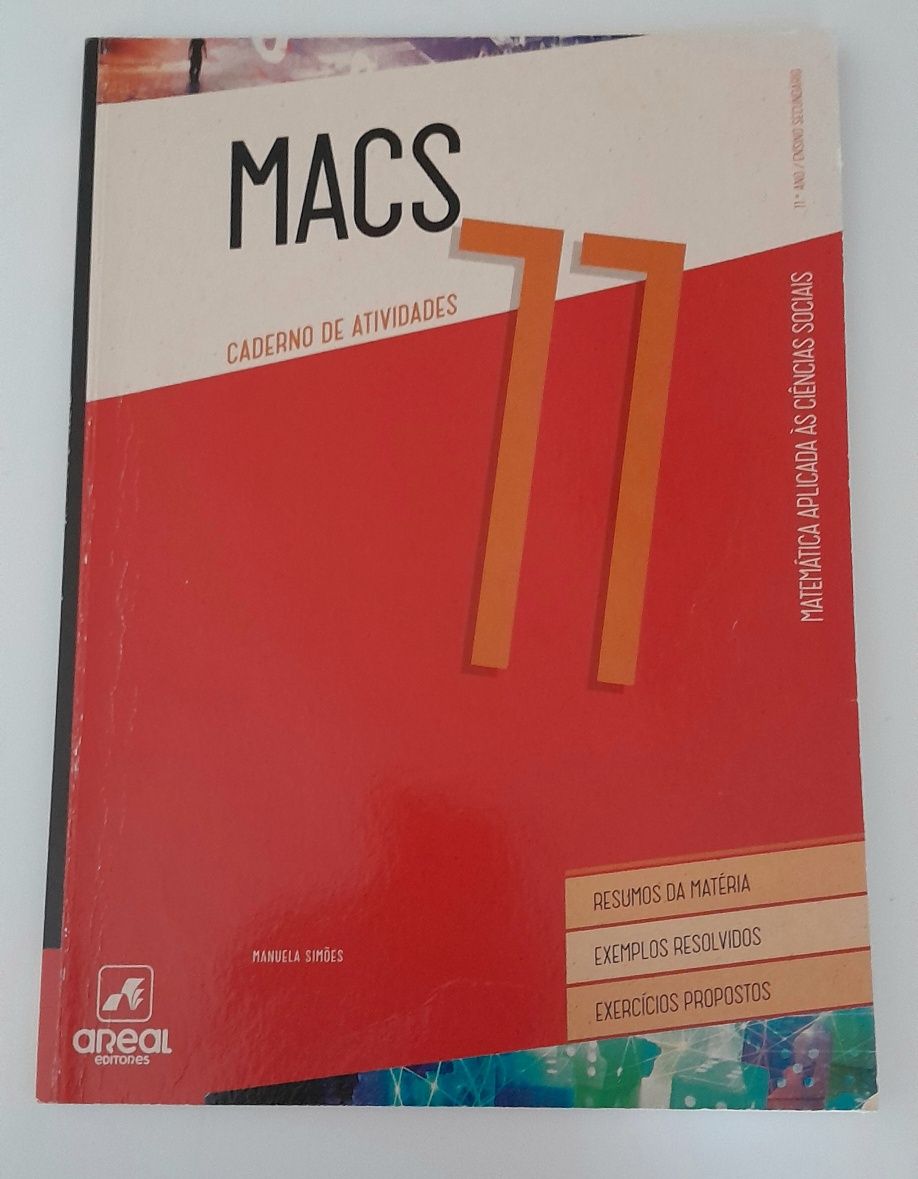 Conjunto manual MACS 11° ano + Caderno de Atividades