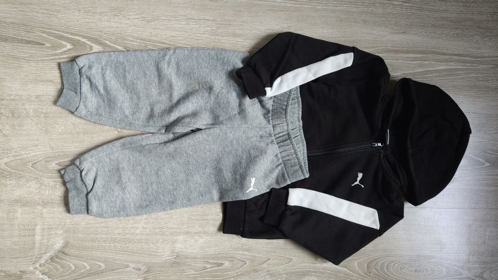Komplet dresowy dres bluza i spodnie dresowe Puma rozmiar 86