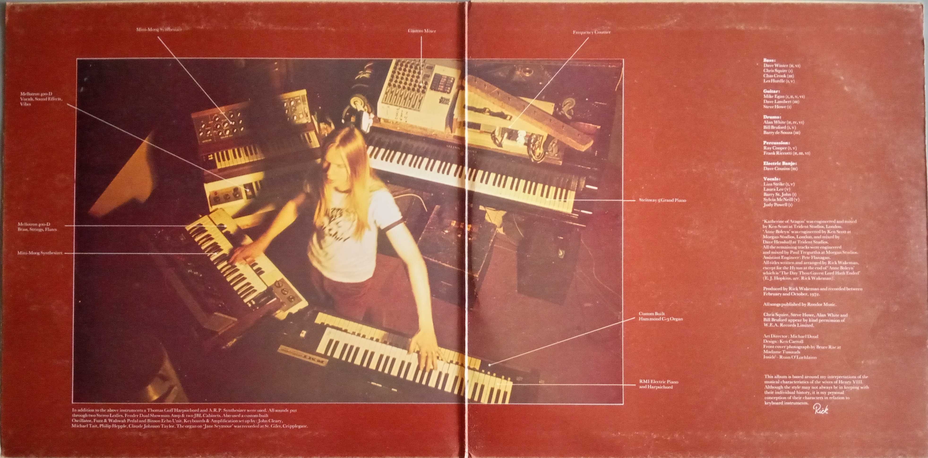 Rick Wakeman	- - - - -	The Six Wives Of Henry VIII	- - - - -	LP
