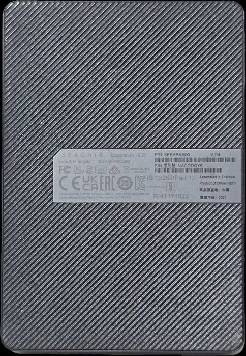 Dysk zewnętrzny HDD Seagate Expansion 2TB 2,5" czarny