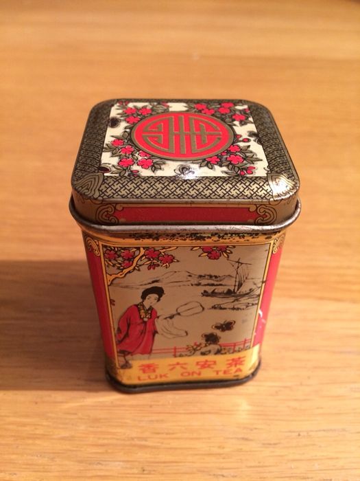 Caixa de Lata chinesa (antiga)