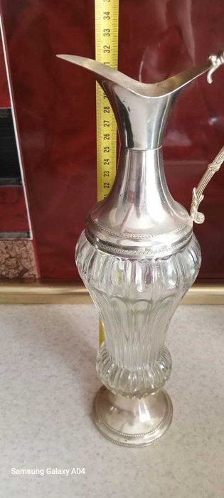 Продаю красивый винтажный кувшин, посеребрение, Италия, 60-е годы
