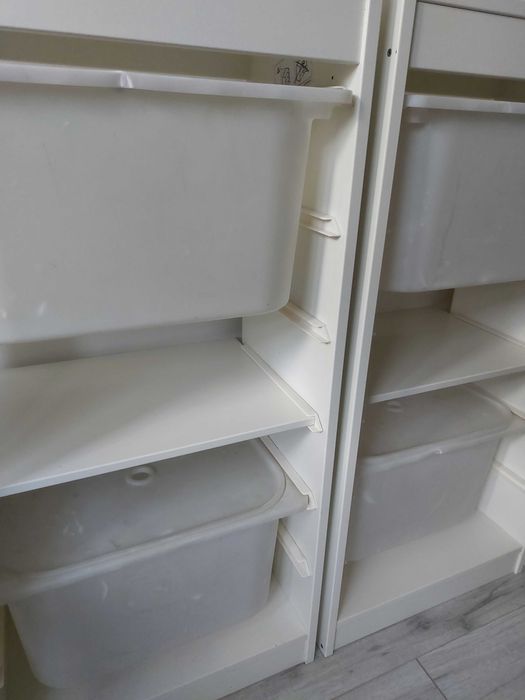 IKEA TROFAST Regał z pojemnikami biały