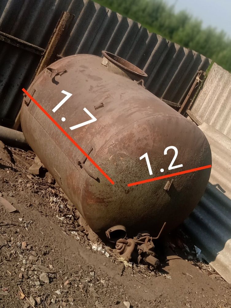Бочка ЗЖВ 1.8, без коліс