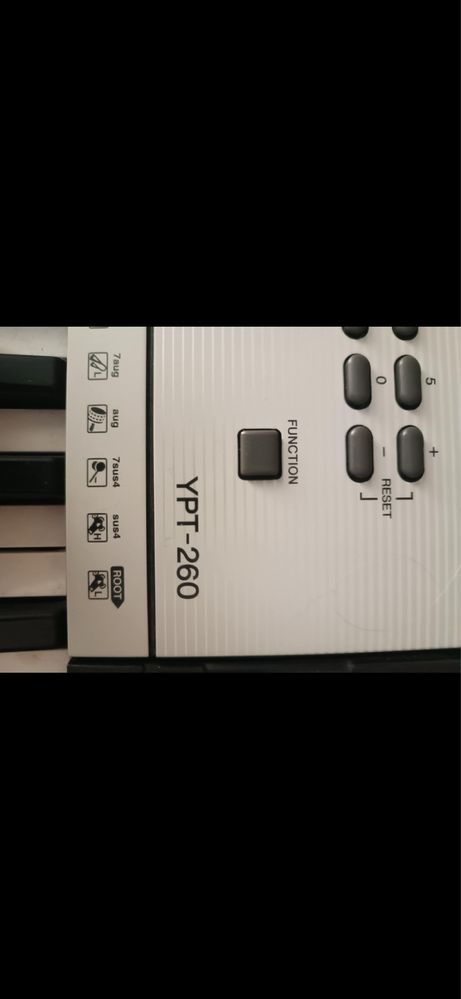Yamaha ypt 260 zasilacz i stojak na nuty
