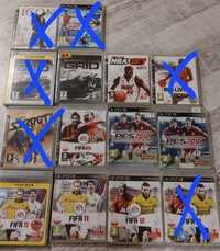 Gry PS 3 Fifa 09, 10, 11, 12, street, NBA, Grid, ICON, Dance Star