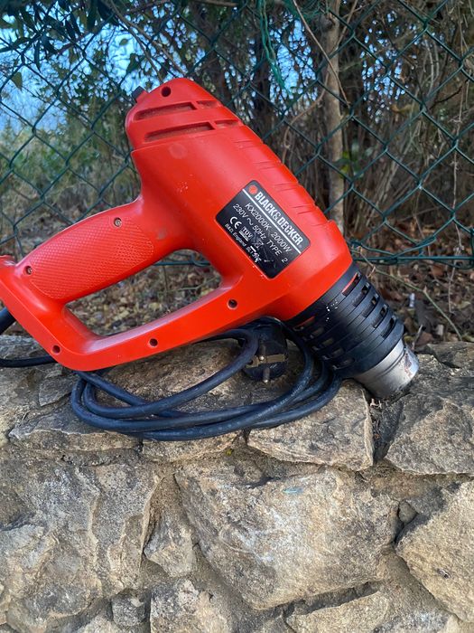 Pistola de calor Black & Decker 2000W em bom estado