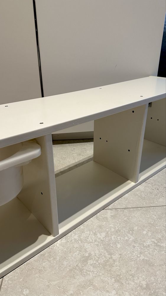 TROFAST IKEA Szafka ścienna, 99 × 30 cm, z pojemnikiem
