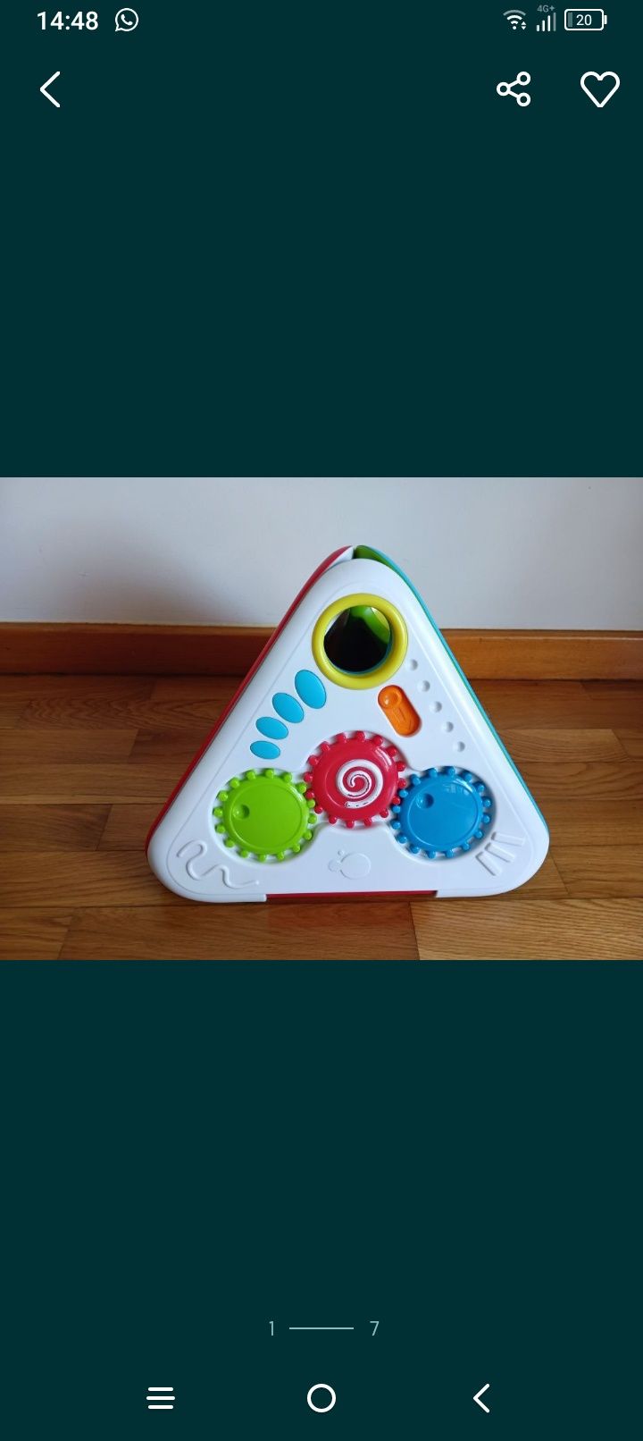 Brinquedos bebés pirâmide multifunções,comando,computador,gato falante