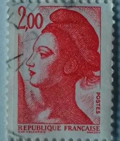 Znaczek pocztowy Liberty \ Wolność | Francja 1983