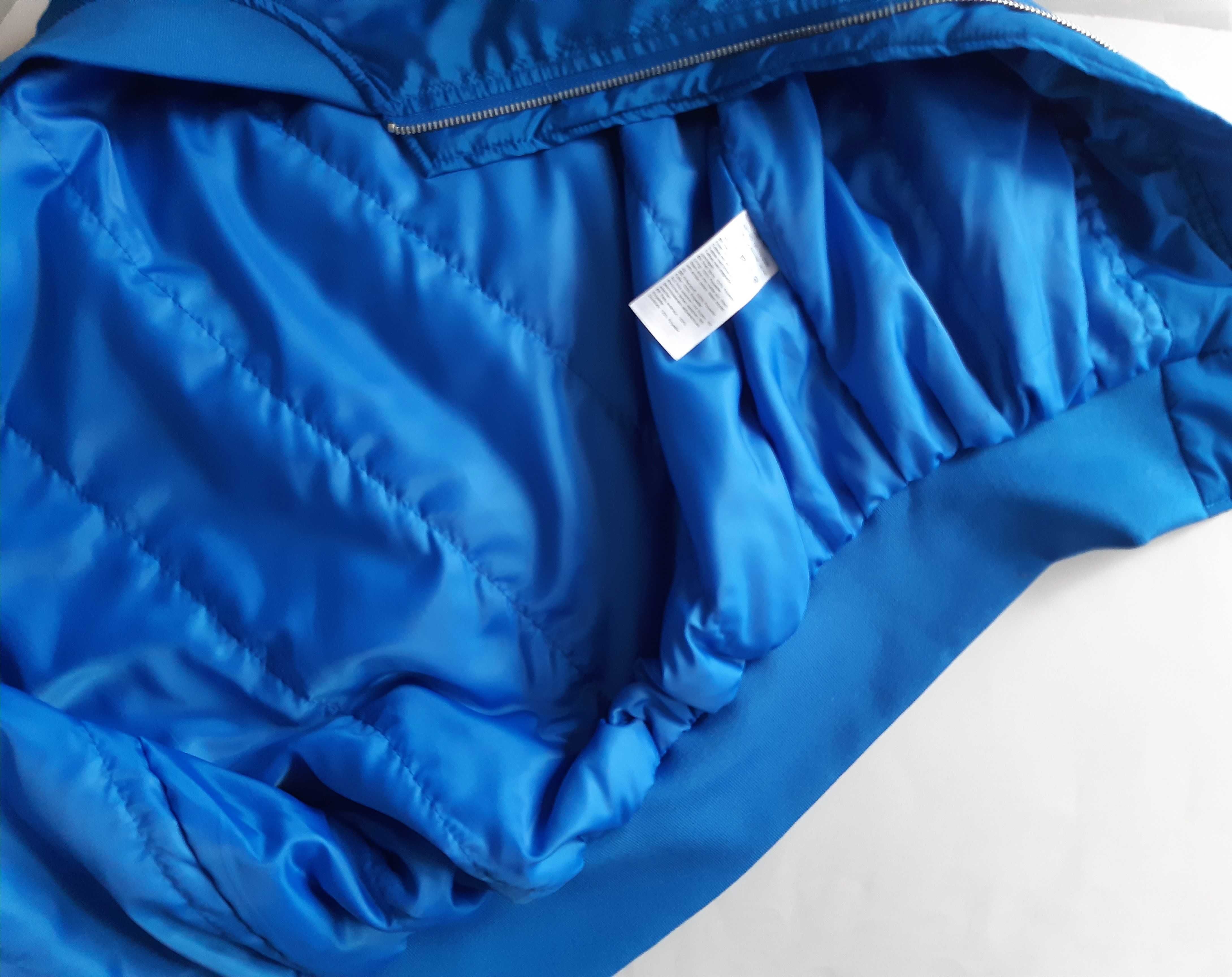 NLY Trend Kurtka Damska Niebieska Przejściowa Bomber Jacket XXS/ XS