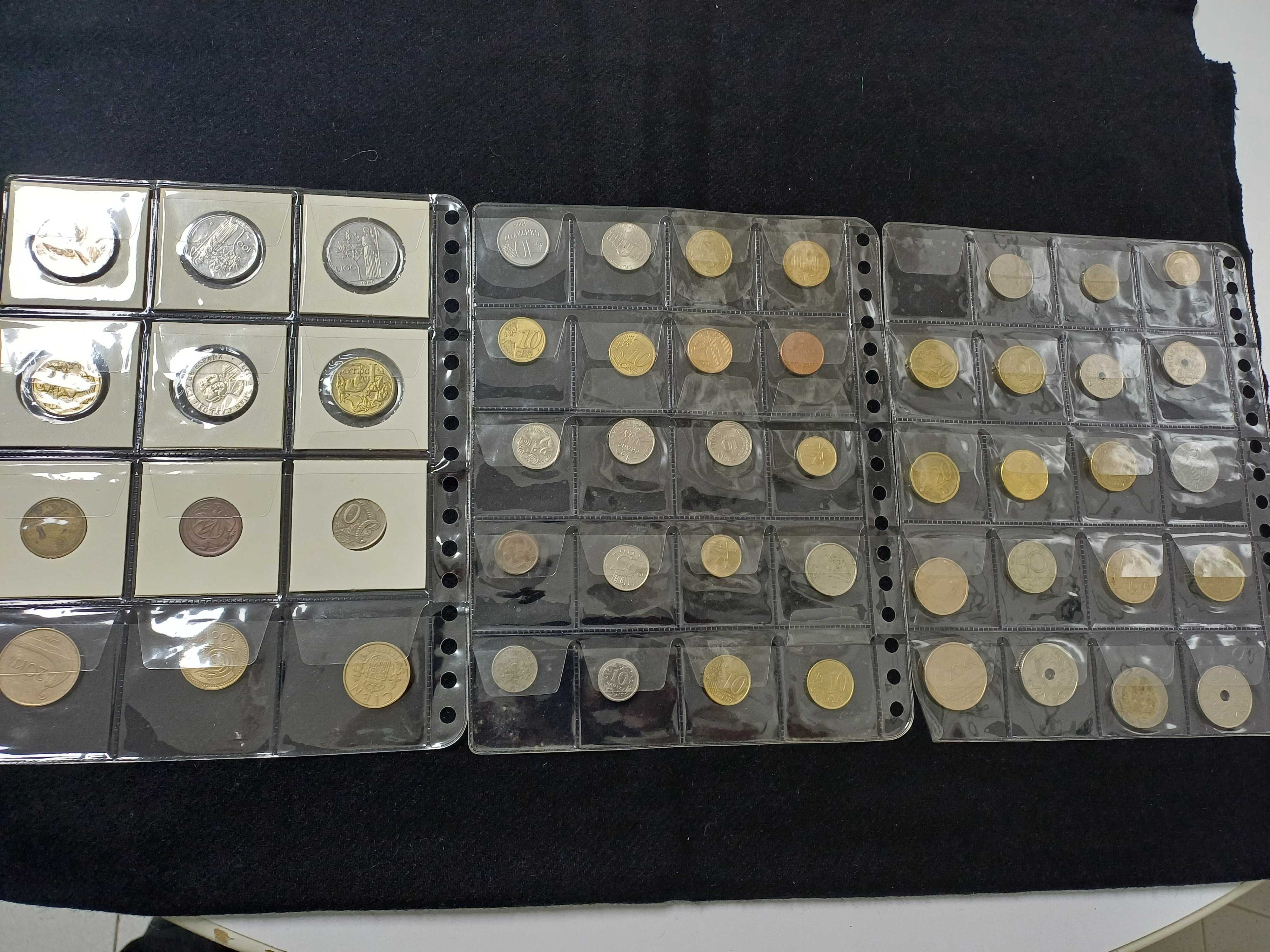 Moedas de vários países 51 unidades