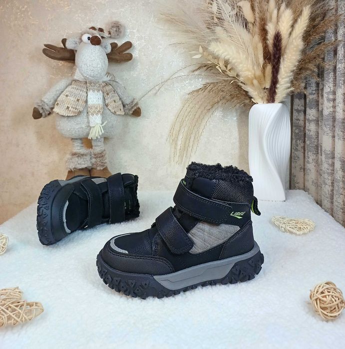 Дитячі зимові чоботи черевики Clibee для хлопчика 26 27 28 29 30 31 32