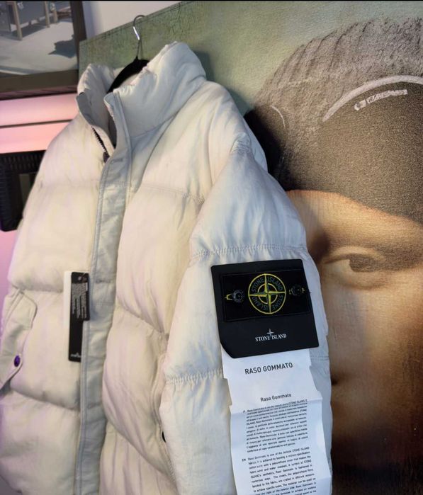 ‼️ЛЮКС Стильний пуховик Stone Island Crinkle Reps Down.