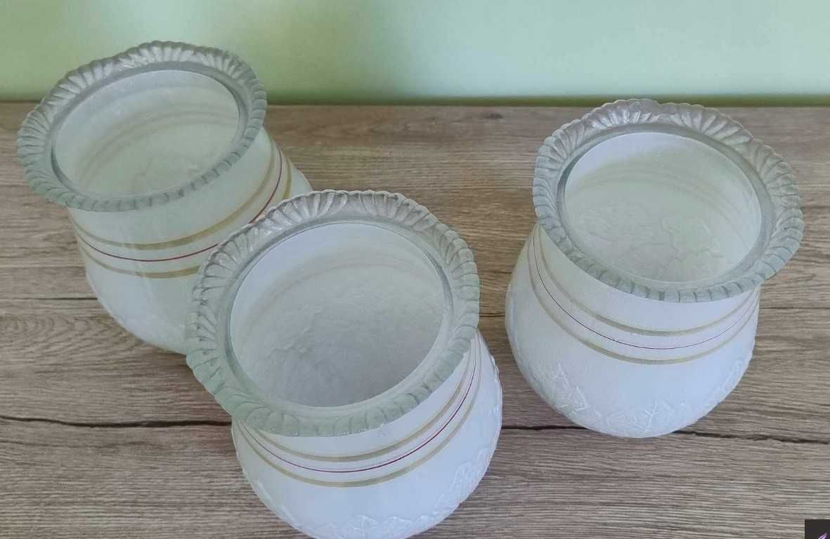 Klosze szklane do lampy kinkiet klosz żyrandola styl retro klaszyczny