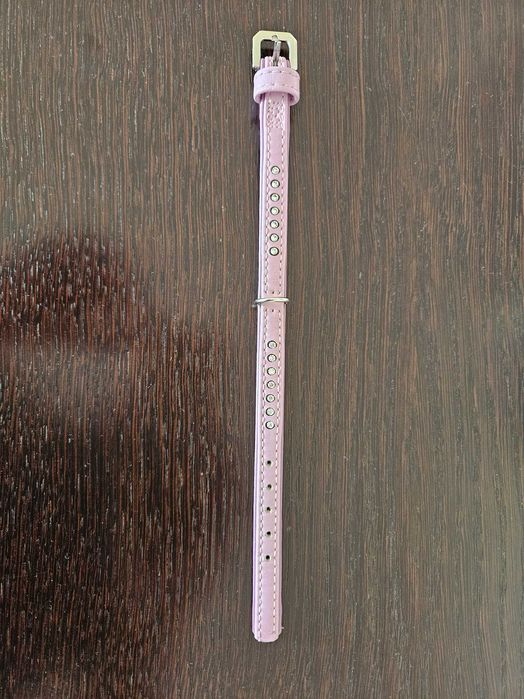 Obroża dla małego pieska chihuahua york z ozdobnymi kryształkami