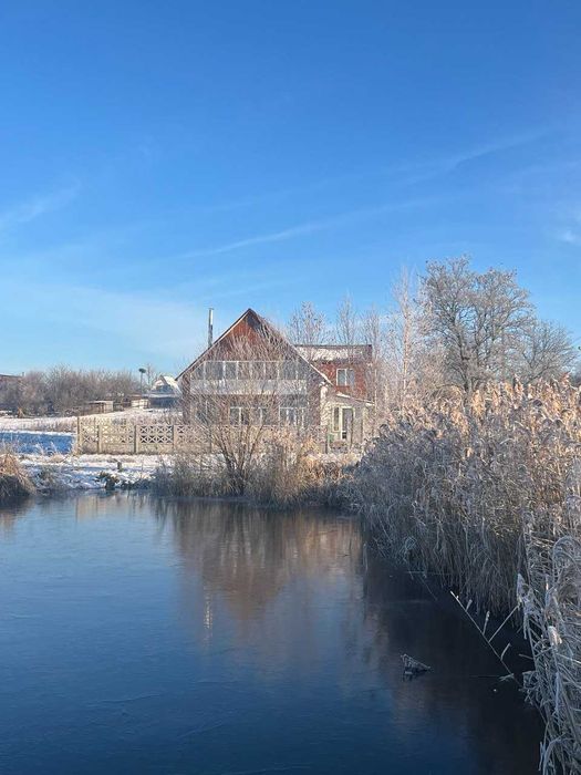 Будинок з каміном та терасою на березі озера,  РИБОЛОВЛЯ КОЛОНЩИНА