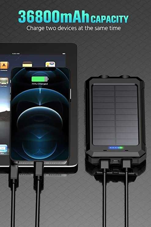 Feeke Solar-Charger-Power-Bank 36800 мАг