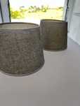 Conjunto de 2 abat-jours em tecido