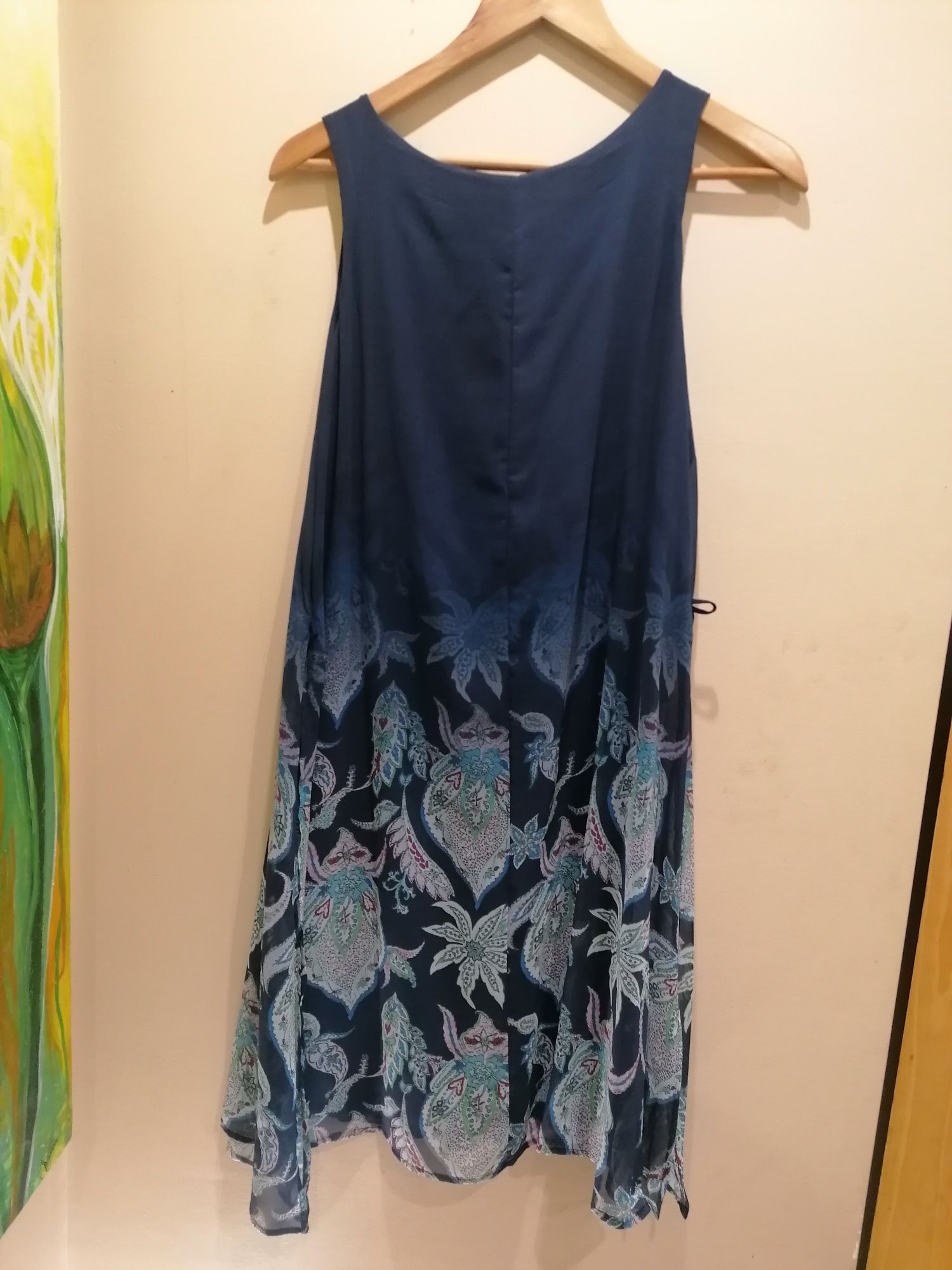 Vestido Desigual mulher azul