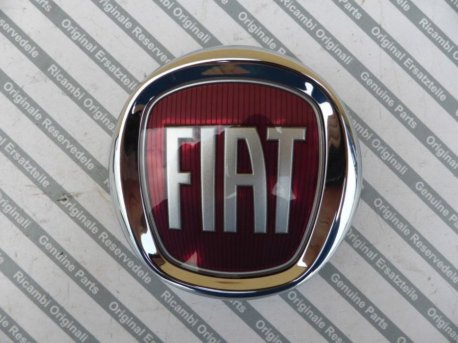 EMBLEMAT ZNACZEK FIAT 100MM ORYGINALNY