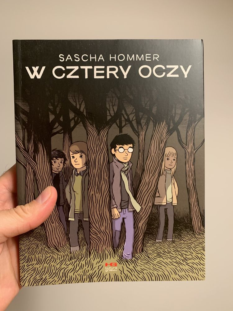 W cztery oczy - Sascha Hommer - super stan- raz czytany komiks -Poznań