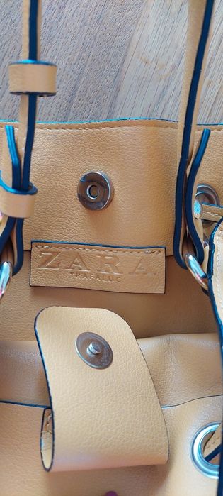 Torebka Zara musztardowa