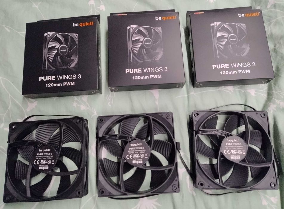 Корпусні вентилятори (кулер) be quiet! Pure Wings 3 PWM 120мм (BL105)