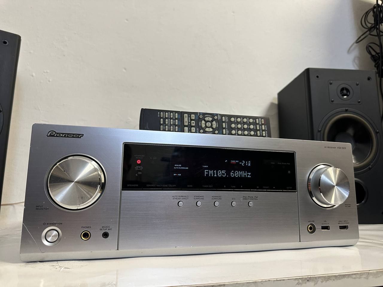 7.1 Amplituner Pioneer VSX-923-S, 7*150 Wat, HDMI, WAV, FLAC, AIFF