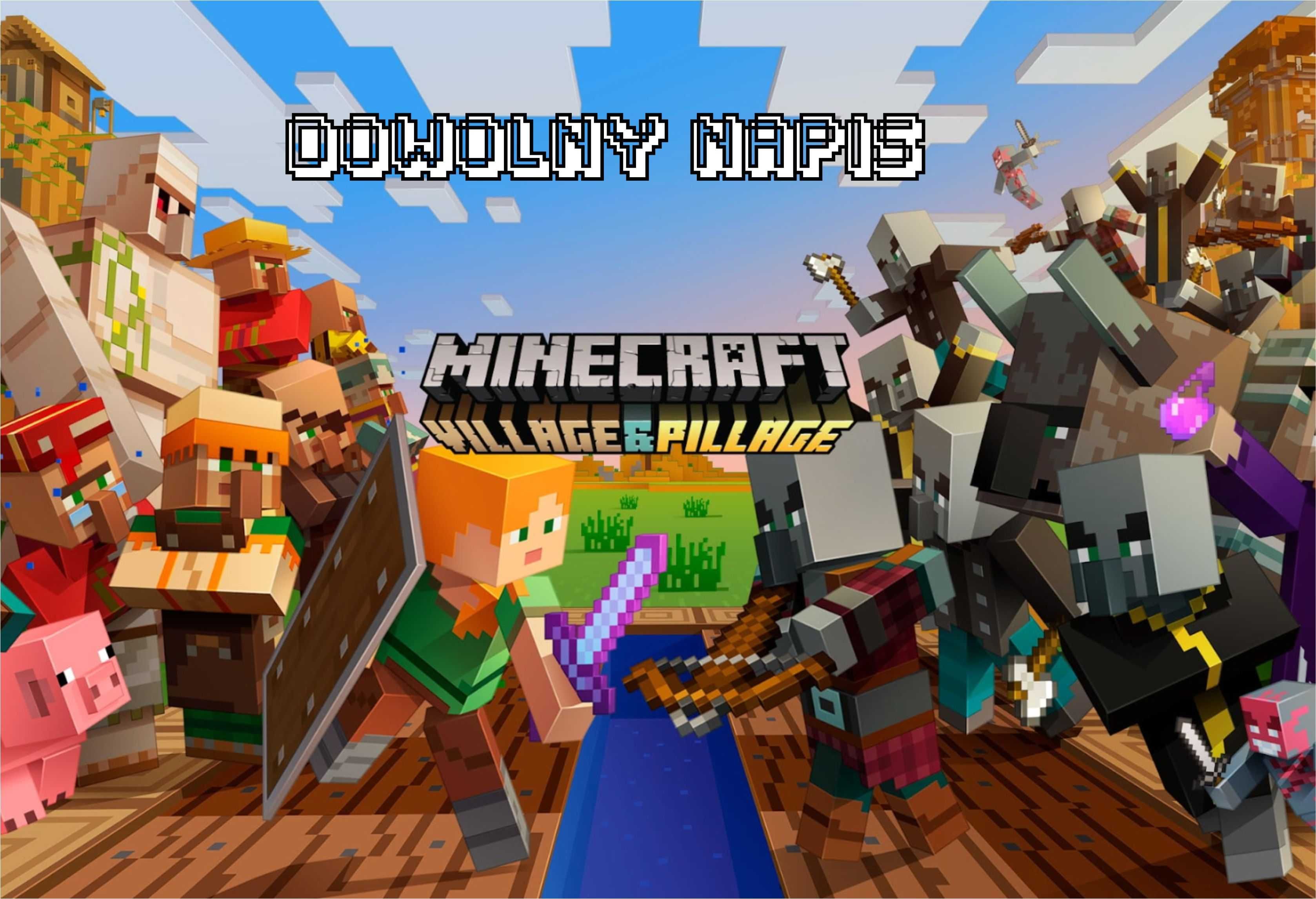 Poduszka MINECRAFT + Dowolny napis - GRATIS