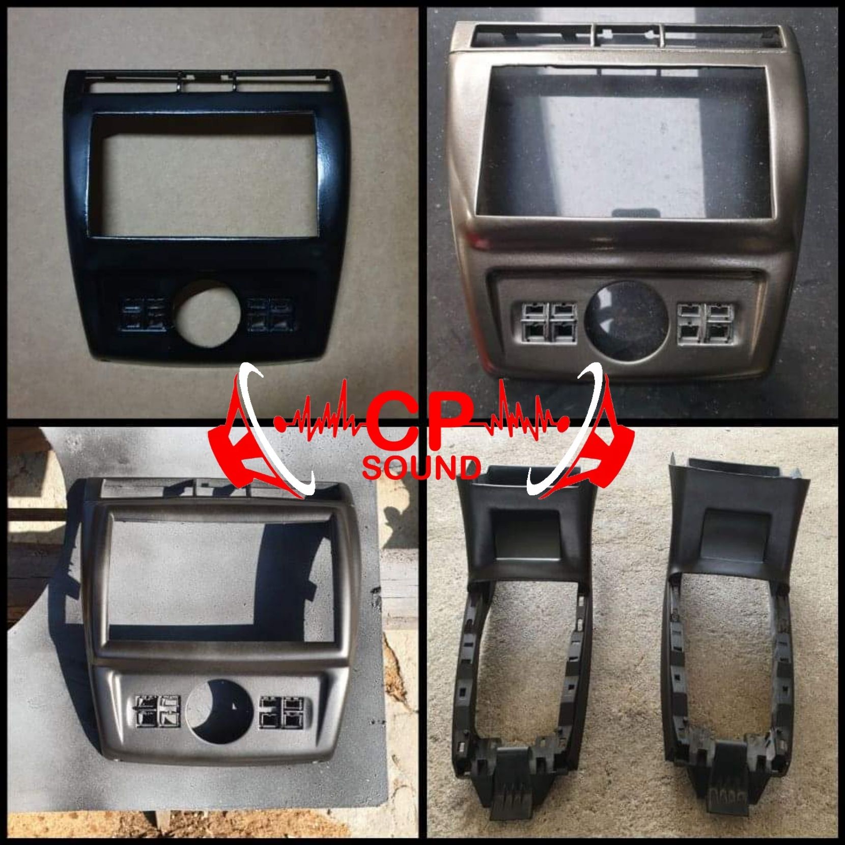 Pintura de Plasticos interiores / Moldura do radio de carro etc