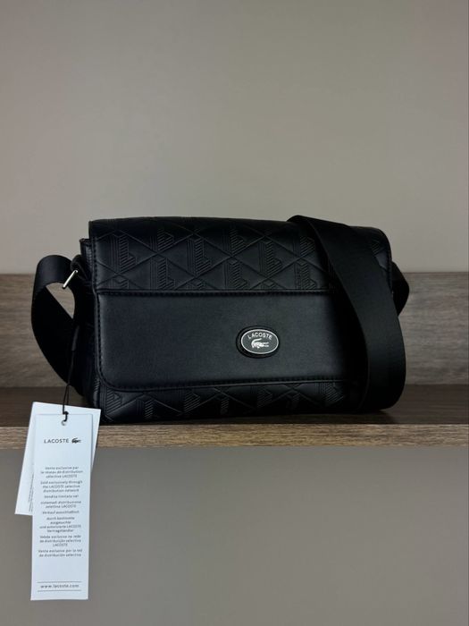 мужская сумка lacoste оригінал чоловіча сумка з шкіри з США USA