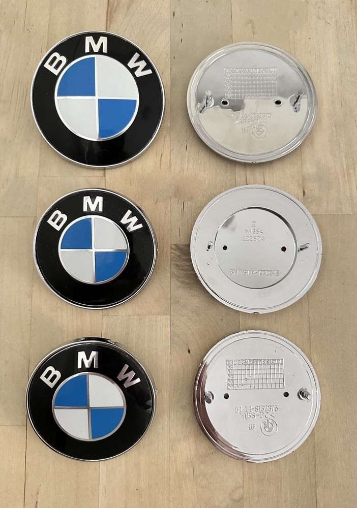 Simbolo emblema BMW para capo/mala - 82mm, 74mm