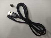 Kabel magnetyczny Twitch nylonowy 1m z końcówką Typ-c