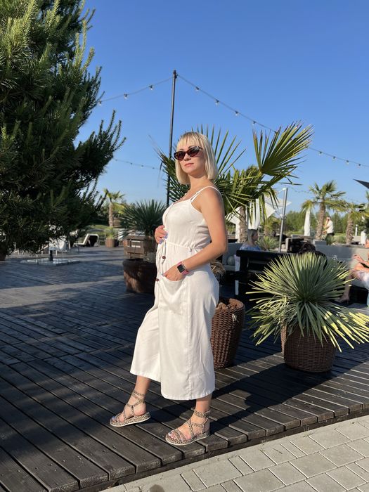 Ляний комбінезон С-М розмір